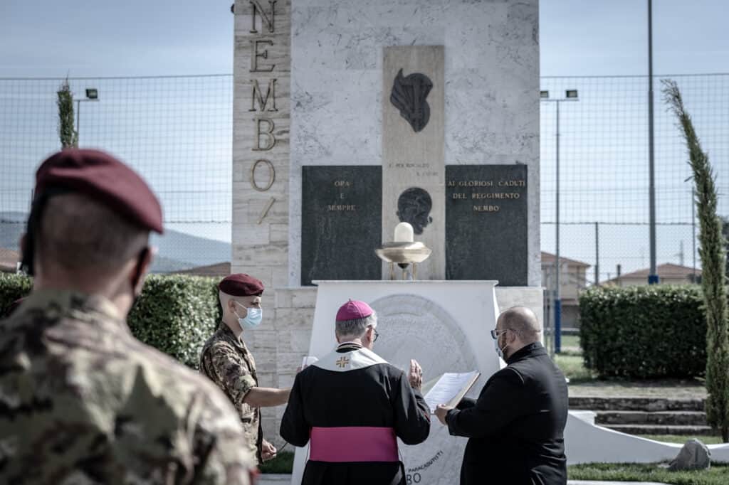 Benedizione del monumento del Nembo