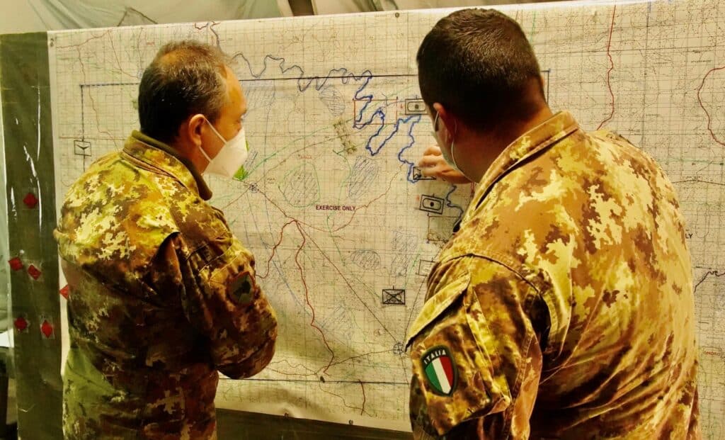 Brigata Ariete in addestramento
