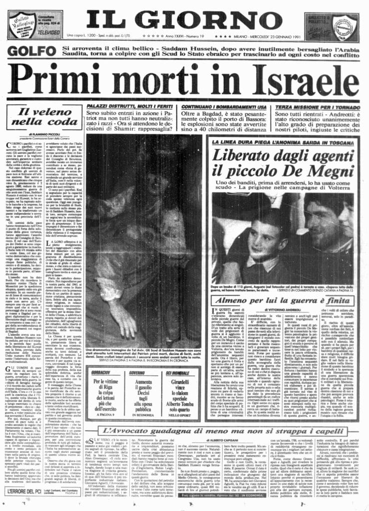 23 gennaio 1991 pag1 copia DEMEGNI nocs