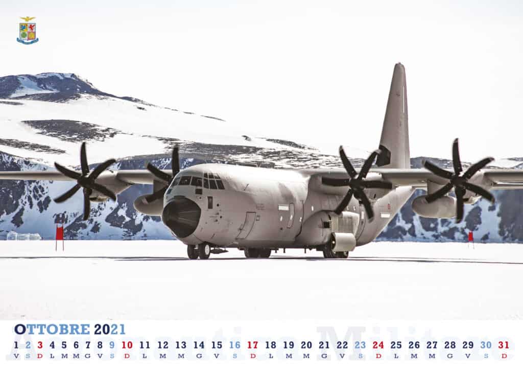 Calendario Aeronautica Militare 2021 - C-130J