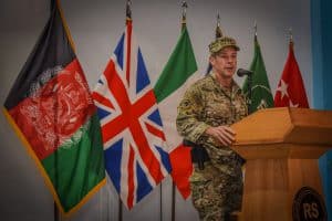 6. Un momento della cerimonia, intervento del Generale Austin Scott Miller