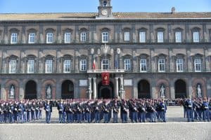 Battaglione allievi schierato
