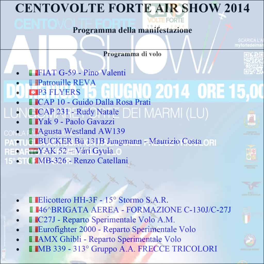 CENTOVOLTE FORTE AIR SHOW 2014
