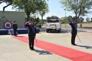 Comandante uscente e subentrante del 17° Stormo Incursori