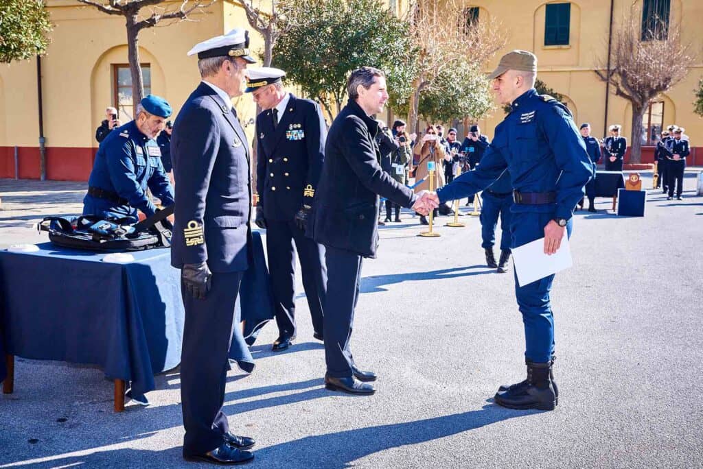 cerimonia di conferimento dei brevetti da palombaro agli allievi del corso Ordinario 2022