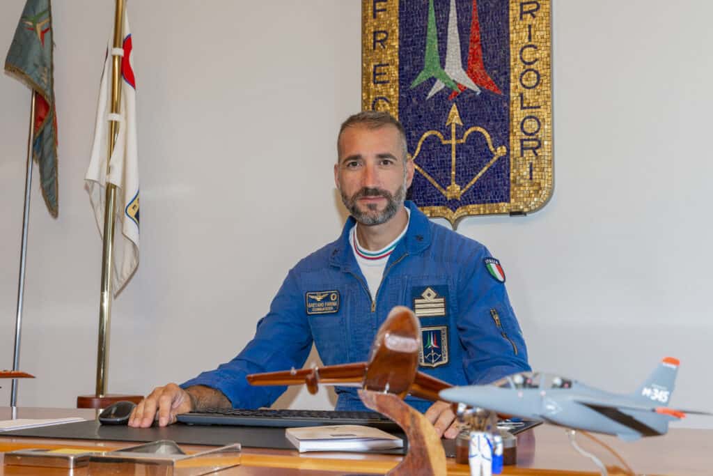 T. Col. Gaetano Farina Comandante delle Frecce Tricolori