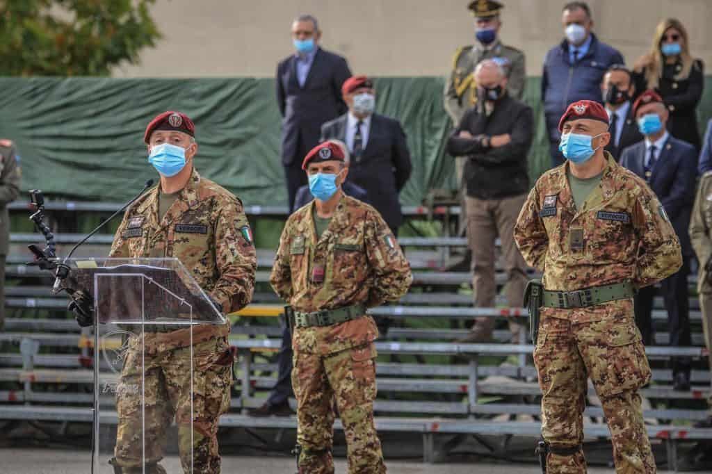 Il Generale Beniamino Vergori durante il suo intervento