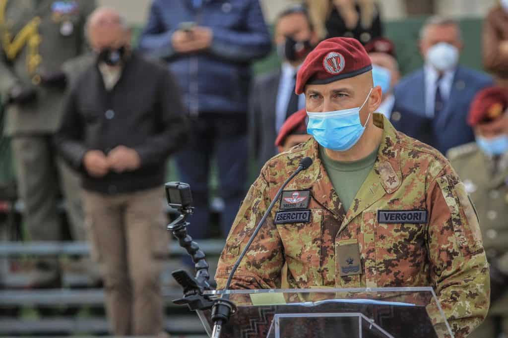 Generale Roberto Vergori Comandante Brigata Paracadutisti Folgore