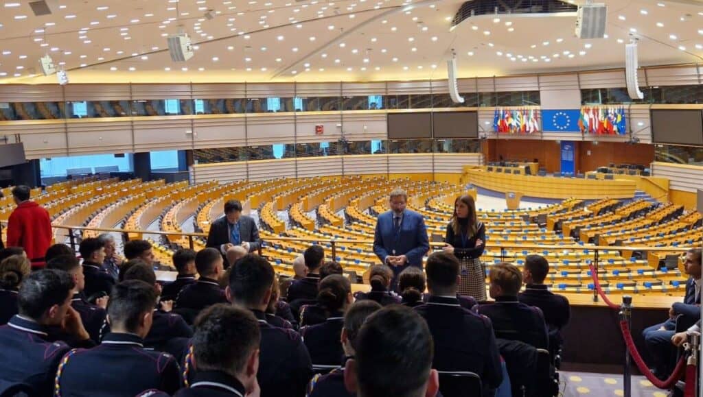 Foto 9 Visita all'emiciclo del Parlamento Europeo