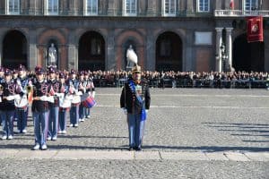 Il Comandante della Scuola Militare Nunziatella Colonnello Cristofaro