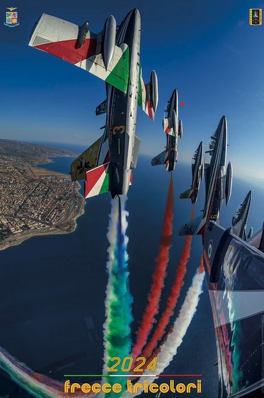 Poster delle Frecce Tricolori 2024