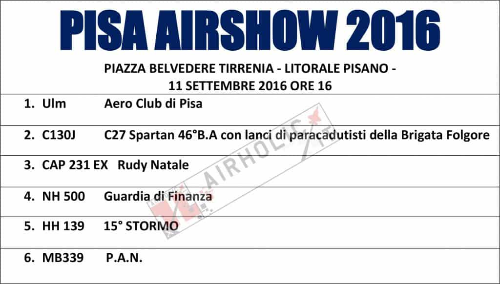 PISA AIRSHOW 2016