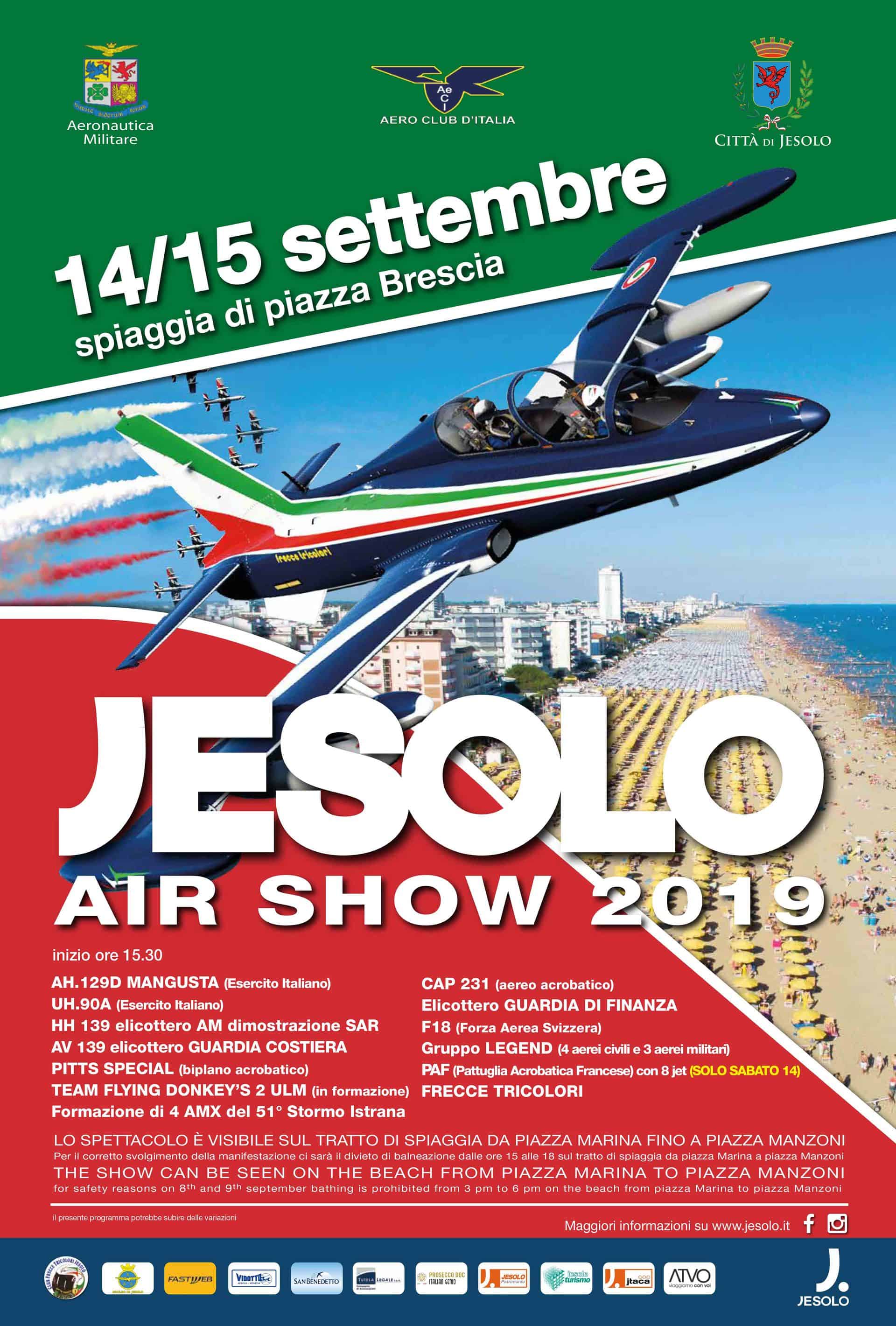 Locandina Jesolo Airshow 2019