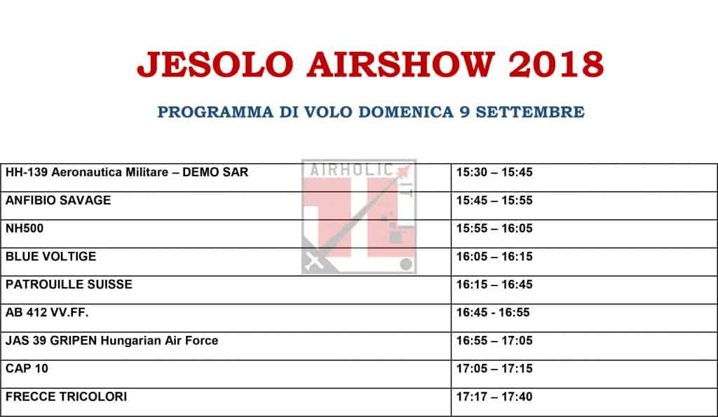 Programma Jesolo Airshow