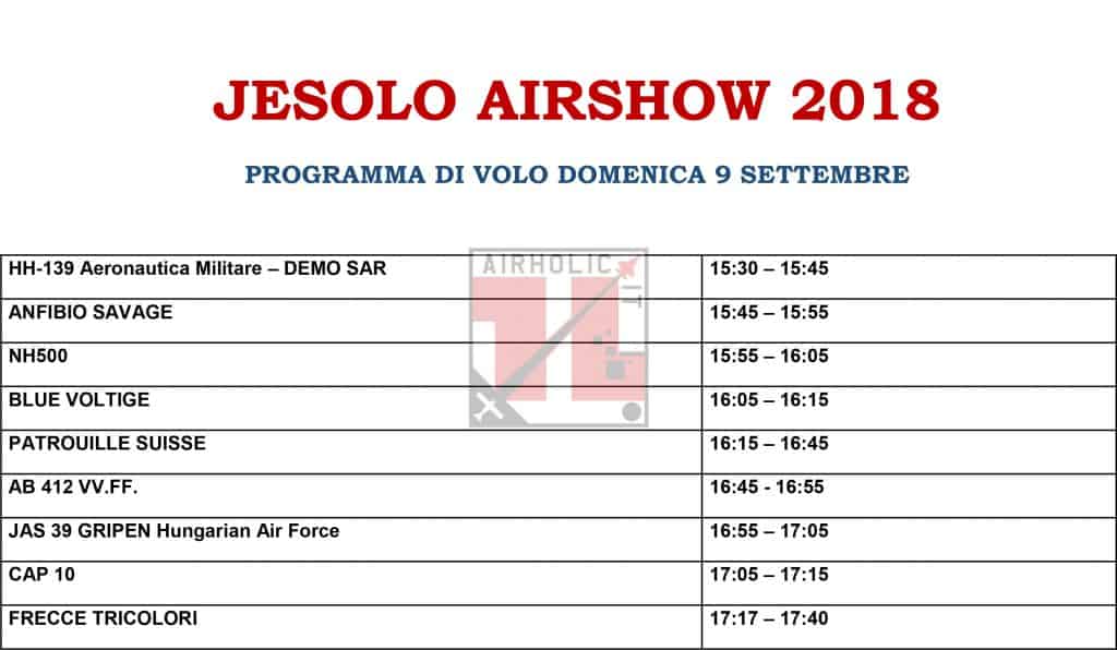 Programma Jesolo Airshow