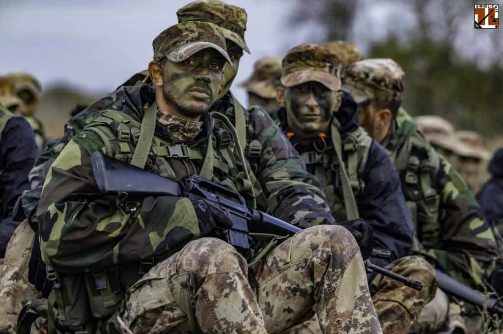 Allievi aspiranti lagunari durante Corso qualificazione anfibia