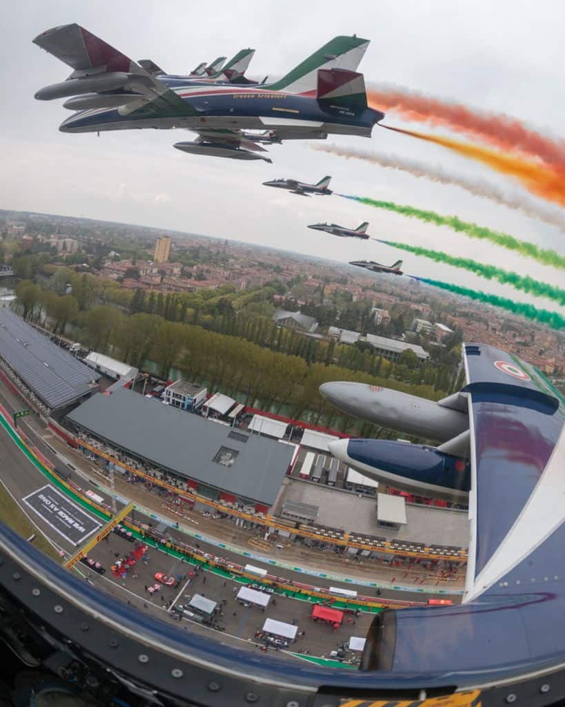 Sorvolo Frecce Tricolori Autodromo Internazionale Enzo e Dino Ferrari di Imola