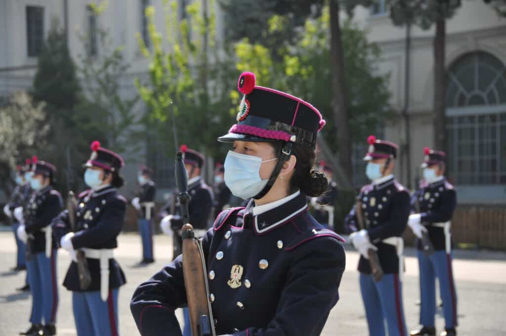 Giuramento degli allievi della Scuola Militare “Teulié”