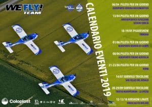 WEFLY TEAM CALENDARIO MANIFESTAZIONI 2019