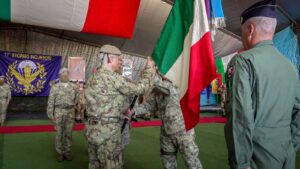 Cambio comando 17º STORMO Incursori