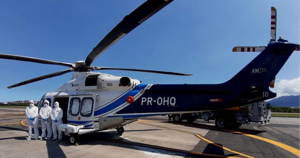 AW139 COVID HELICOPTERS