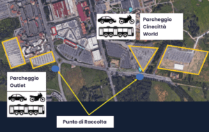 punto di raccolta 2 parcheggio castel romano