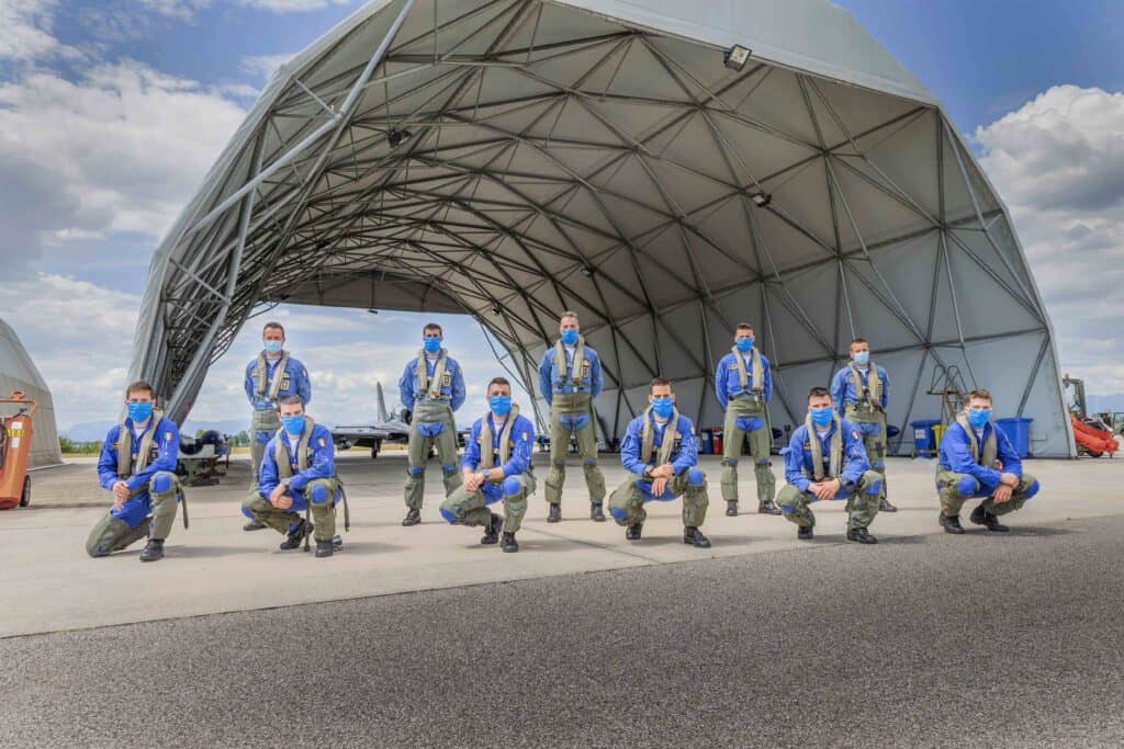 Formazione Frecce Tricolori 2020